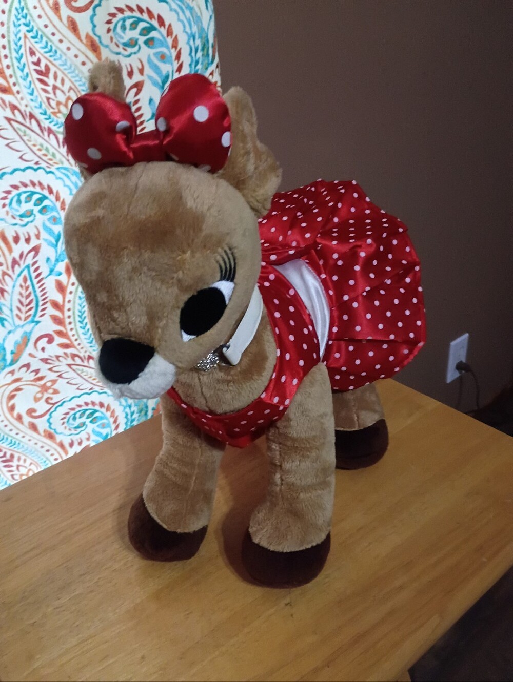 15 In. Build A Bear Clarice From Rudolph The Red Nose Reindeer.